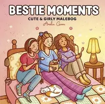 Forlaget Tukan Cozy Coloring - Amelia Žalias: Bestie Moments