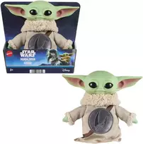 Mattel STAR WARS pliušinis žaislas Grogu (vidutinis) (JKN41)
