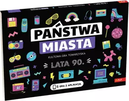Trefl Klasikinis žaidimas Šalys-Miestai vaikams ir suaugusiems, lavina žinias ir greitą mąstymą