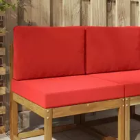 Lauko sofa pagalvėlė Poliesteris Raudona 60 x 60 x 8 cm