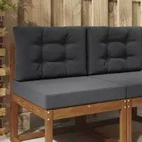 Lauko sofa pagalvėlė 2 pcs Antracitas Poliesteris