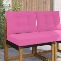 Lauko sofa pagalvėlė 2 pcs Rožinė Poliesteris