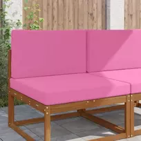 Lauko sofa pagalvėlė 2 pcs Rožinė Poliesteris
