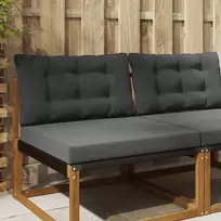 Lauko sofa pagalvėlė 2 pcs Antracitas Poliesteris