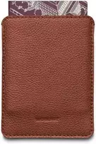 Woolnut Leather Sleeve for Passports -passitasku, konjakki
