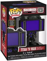 FUNKO POP! Raktų pakabutis: Skibidi Toilet - Titan TV Man, 9.5 cm