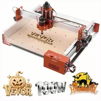 CNC frezavimo staklės medienai ir plastikui, 100W, 3 ašių graviravimo įranga, 400x400x95 mm darbinis plotas, aliuminio lydinio konstrukcija su linijiniais bėgiais