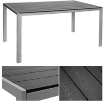 Poland Aliumininis sodo stalas ZENON 150x90 cm