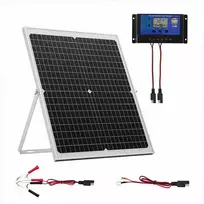30W 12V saulės baterijos įkroviklis automobiliui, valčiai, kemperiui, motociklui, išmanus MPPT valdiklis, vandeniui atsparus saulės energijos palaikytojas, akumuliatoriaus priežiūra