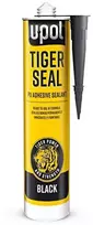 U Pol Tiger Seal PU Adhesive & Sealant Juodas, hermetikas, juodas, 310 ml