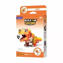 Mg Dystrybucja Puzzle 3D dėlionė „Mieredu“ – konstruokite ir klausykite – Tyrannosaurus Rex