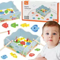Viga Toys Medinis magnetinis žvejybos žaidimas vaikams VIGA