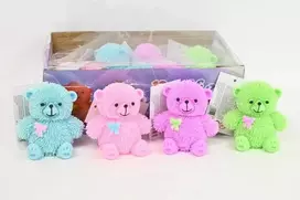 Midex meškiuko guminiai šviečiantys žaisliukai 12 vnt./doz. D34961 74234