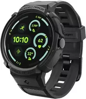 „Spigen Rugged Armor Pro + Stand“, matinis juodas - „Google Pixel Watch 4 45mm“