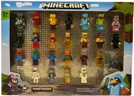 Minecraft Stiliaus Figūrėlės konstruktoriams My World , 24 vnt.