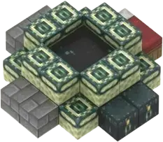 Minecraft magnetinis blokelių / kaladėlių rinkinys - Portalas - 32 vnt
