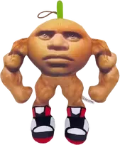Orange Oranžinis Pliušinis Žaislas Muscle Oranžinis 26 cm (Italian Brainrots ) U Din Din Din Din Dun Ma Din Din Din Dun