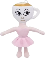 Pliušinis Žaislas Lelytė Ballerina Capuchina 30 cm (Italian Brainrots )
