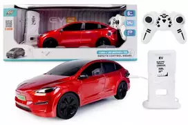 Artyk RC automobilis su įkrovimo stotele, raudonas
