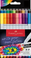 Flomasteriai Faber-Castell Grip Boldpen, 20 vnt./pak.
