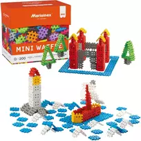 Marioinex mini vaflių konstravimo kaladėlės, 200 detalių