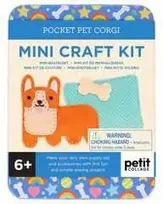 Rappa Petit Collage Mini siuvinėjimo rinkinys Corgi
