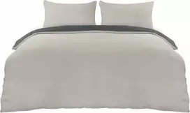 Utopia Bedding mikrofibros patalynės komplektas 200 x 200 cm su 2 pagalvių užvalkalais, tamsiai ir šviesiai pilkas