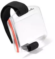 * Vardo kortelės laikiklis Durable, su velcro juostele, naudojimui lauke
