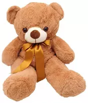 Pliušinis meškiukas, 55 cm - Balta