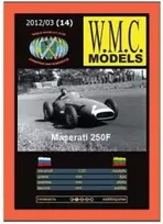 Wmc Models WMC Maserati 250F padangų protektorius 1:25 kolekcinis aksesuaras