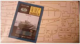 Wmc Models Fanerinis partizano rėmas, lazeriu pjautas, 1/100 mastelis