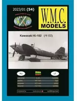 Wmc Models WMC Kawasaki Ki-102 popierinis lėktuvo modelis 1:33