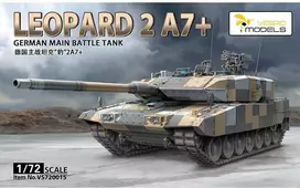 Vespid Models VESPID Leopard 2A7+ vokiečių pagrindinis tankas 1/72 rinkinyje