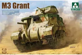 Takom britų vidutinis tankas M3 Grant 1/35 surenkamas modelis