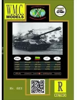 Wmc Models IS-3 sunkiojo tanko popierinis modelis 1:25, WMC rinkinys
