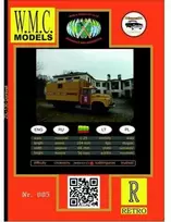 Wmc Models WMC ZIL-130 avarinės pagalbos sunkvežimio popierinis modelis 1/25