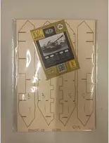 Wmc Models IS-3 sunkusis tankas 1:25 faneros lazeriu pjauta surenkama schema