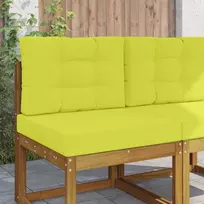 Lauko sofa pagalvėlė 2 pcs Žalia Poliesteris