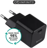 eSTUFF INFINITE (GRS) USB-C Charger EU PD 30W GaN. 1 x USB-C.
