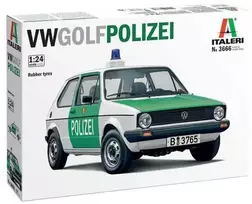 Italeri VW Golf Polizei 1/24 plastikinis policijos auto modelis