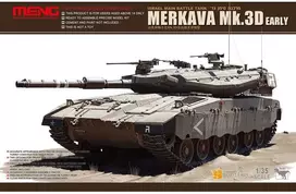 Meng Model Izraelio tankas Merkava Mk.3D 1/35 plastikinis surinkimo modelis