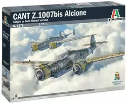 Italeri Cant Z.1007bis Alcione 1/72 lėktuvo surinkimo rinkinys