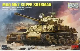 Izraelio tankas M50 Super Sherman Mk2 1/35 RFM-5151