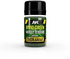 AK Interactive ryškiai žalia samanų tekstūra dioramoms AK8259