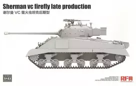 RFM Rye Field Sherman VC Firefly vėlyvas, 1/35 tanko modelis