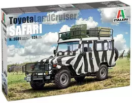 Italeri Toyota Land Cruiser Safari 1/24 plastikinis surinkimo rinkinys