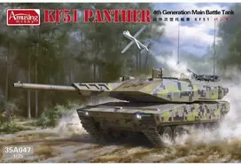 Amusing Hobby KF51 Panther 4 kartos tanko 1/35 plastikinis surenkamas modelis