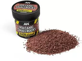 AK Interactive vulkaniniai smulkūs akmenukai dioramoms, 100 ml