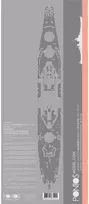 Pontos Model Pontos USS Missouri BB-63 medinis mėlynas denis 1/350 35002WD1