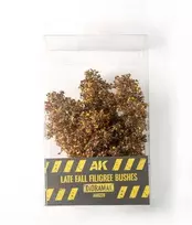 AK Interactive vėlyvo rudens krūmų lapija dioramoms 1:35
